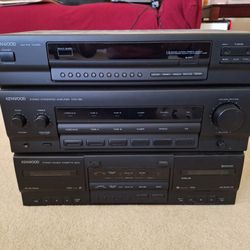 Kenwood Stereo Cassette Receiver, Model KRX-793 Used