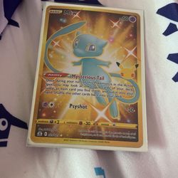 Golden Rare Basic Mew 025/025 Mint For Sale