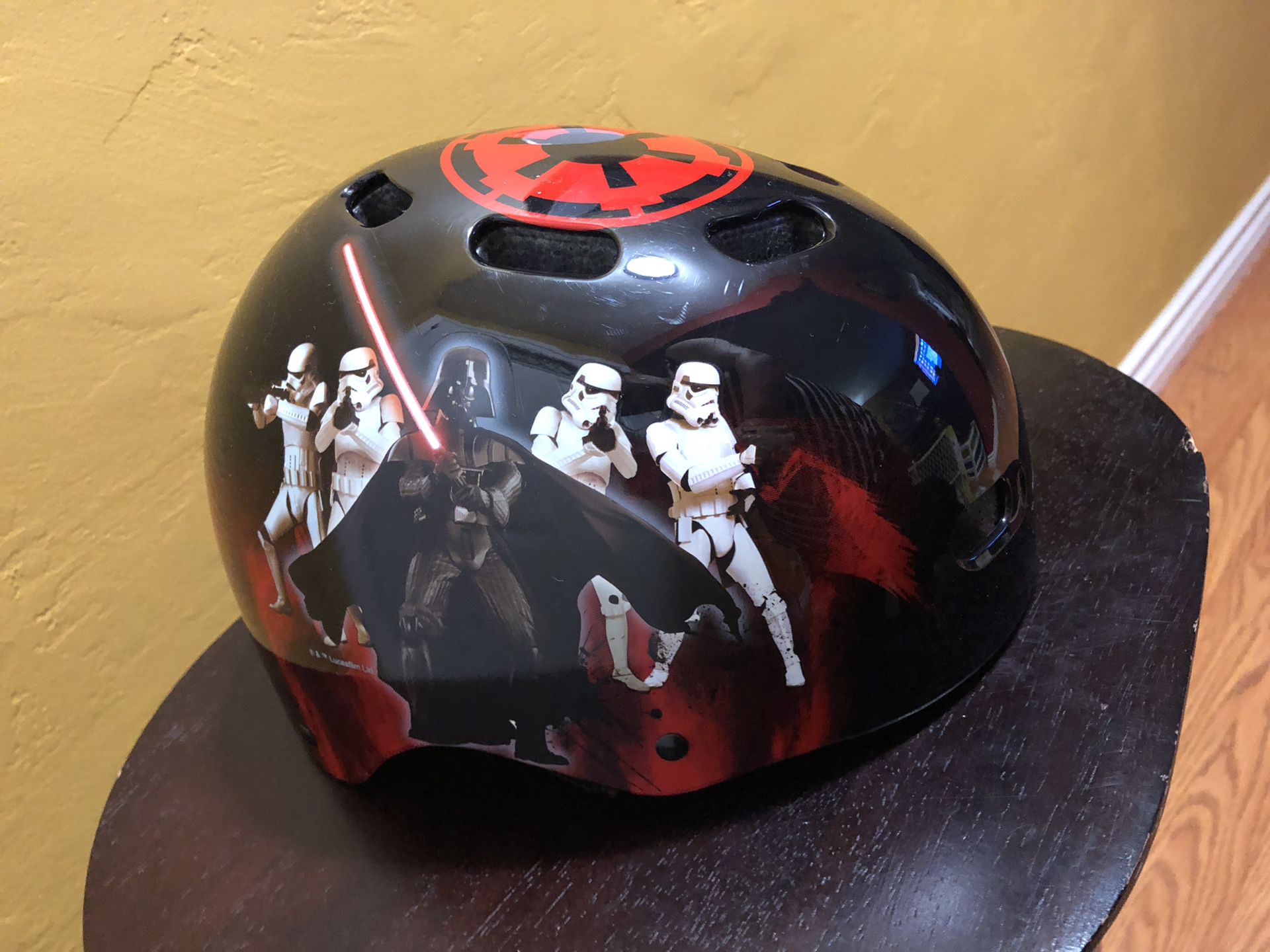 Kids Star Wars Darth Vader Bike Helmet and Protective Gear