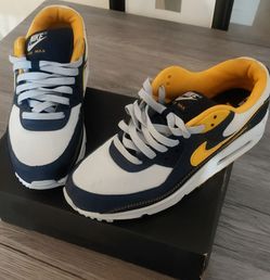 Nike Air Max 90 "Michigan" Navy / Yellow - Size [8 mans ]