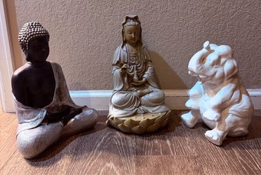 Set of 3 Decorative Figurines