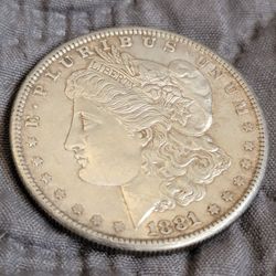 1881 S Morgan Silver Dollar 