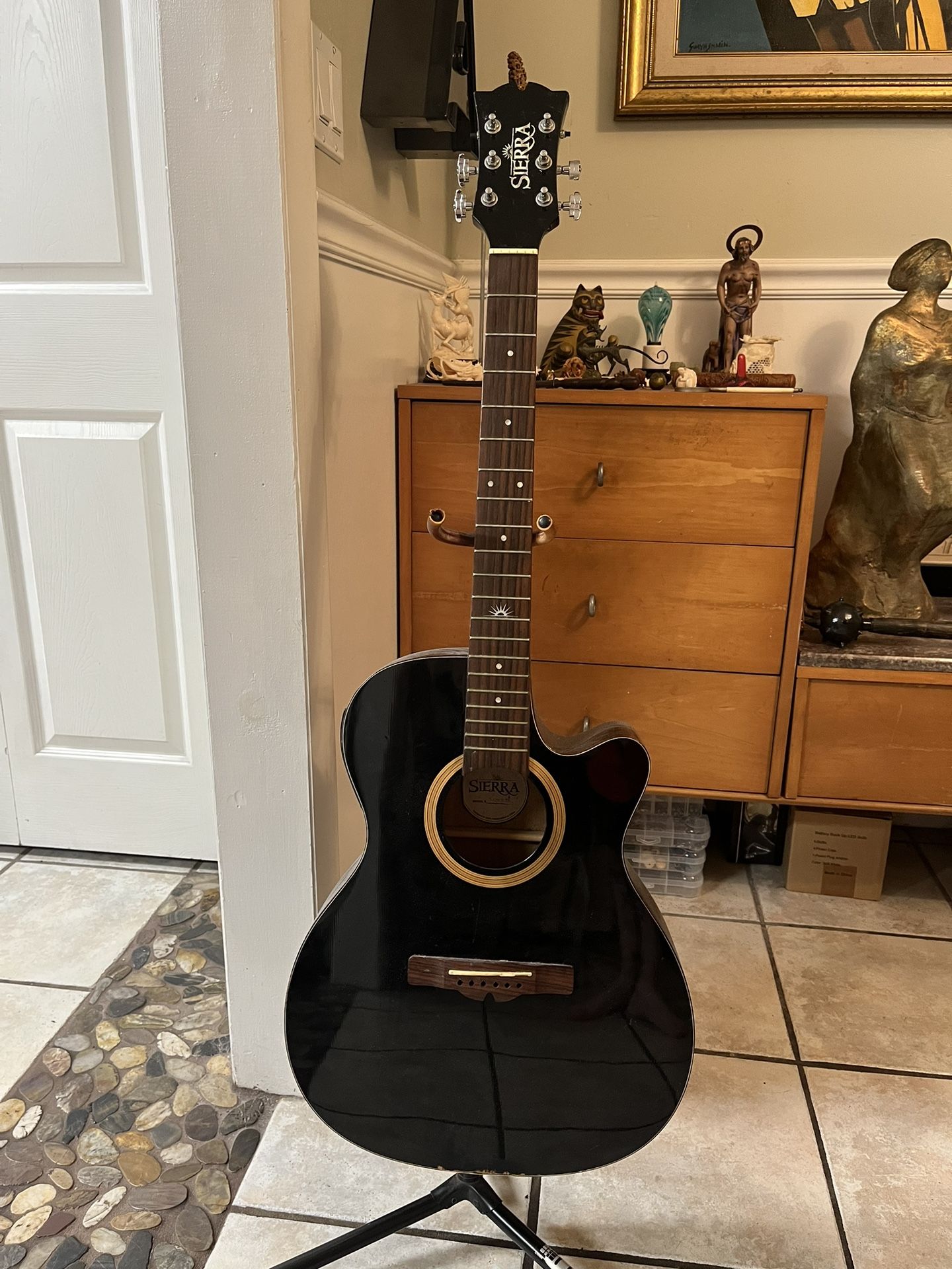 Sierra Sunrise Acoustic- Electric Guitar FOR PARTS