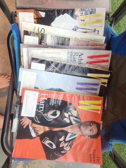 W Magazine Back Issues Lot x 9