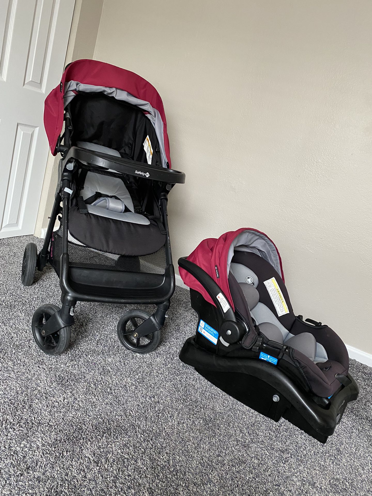 Stoller and Carseat with Base