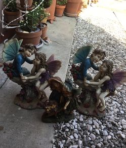 Angeles para jardín están muy grandes tienen un detalle por eso los doy muy baratos