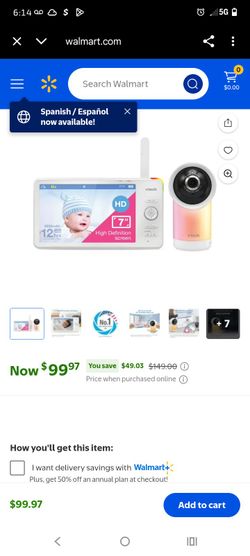 V-Tech baby monitor