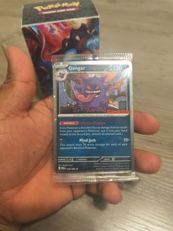 Gengar GameStop Exclusive Promo Card( Sealed)