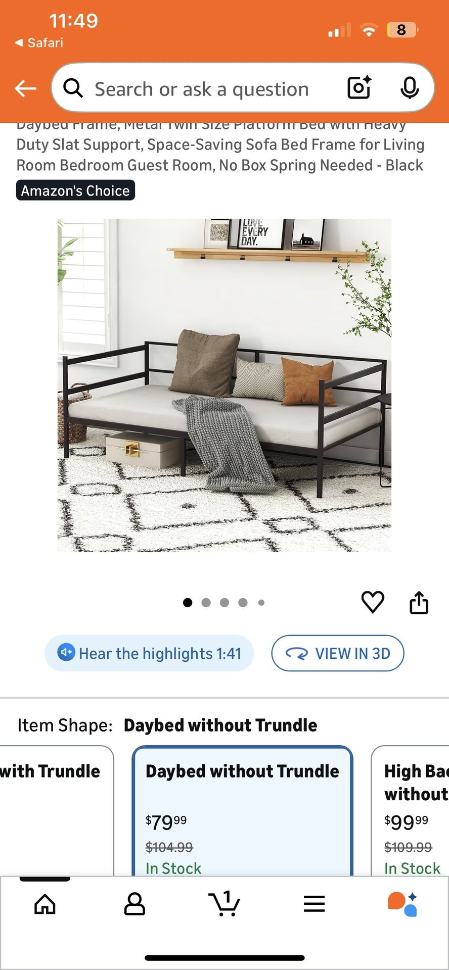 Twin Bed Frame