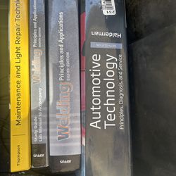 Maintenance and Light Repair Technician, Welding Principles and Applications EIGHTH EDITION, with workbook, Automotive Technology Principles, Diagnosi