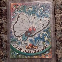 Pokemon 1999 topps butterfree