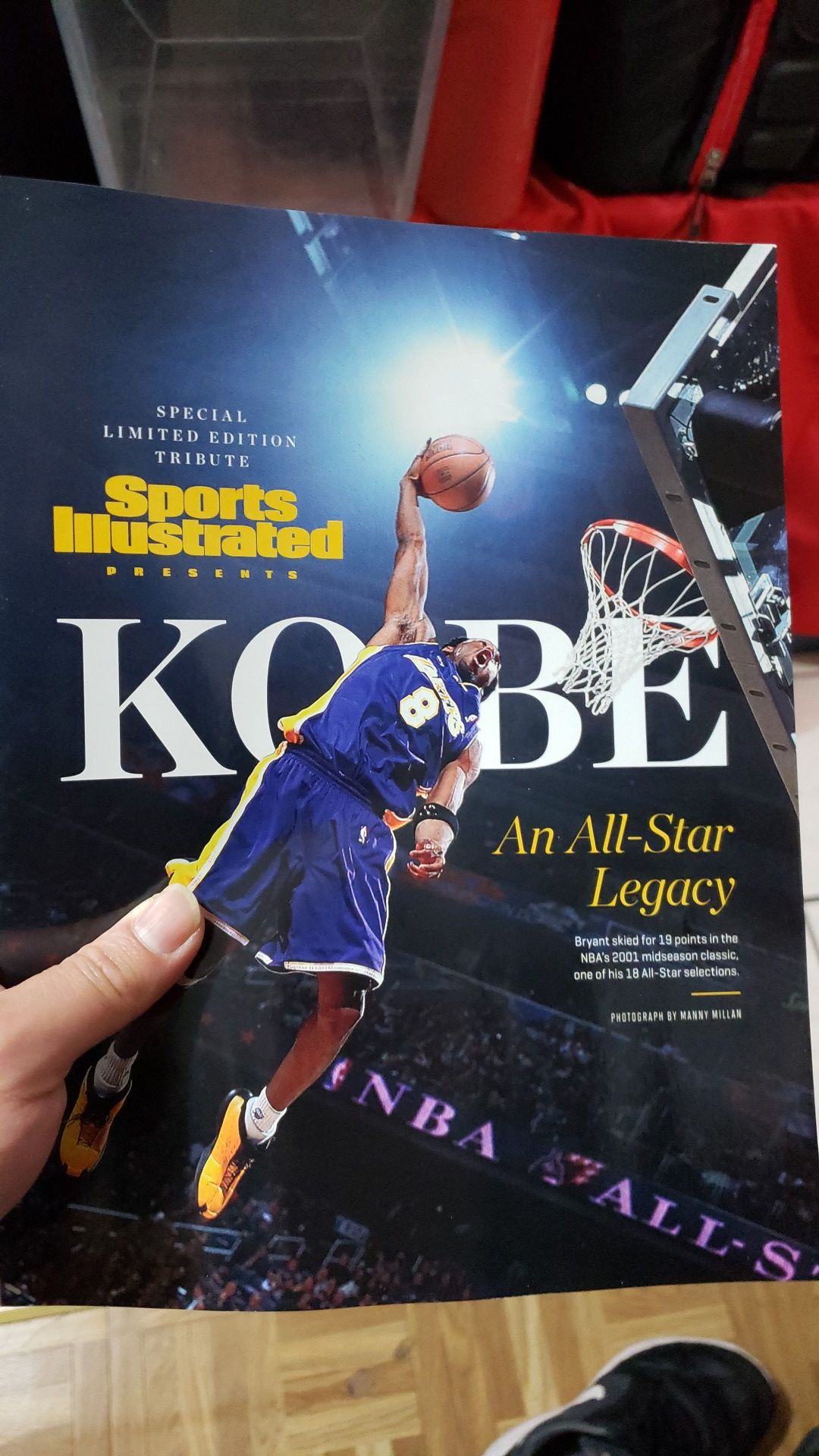 2020 All Star Sport Illustrated Tribune to Kobe Bryant Magazine
