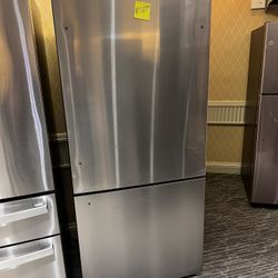 New Mora 17.2 cu. ft. Counter Depth Bottom Freezer Refrigerator with LED Interior Lighting