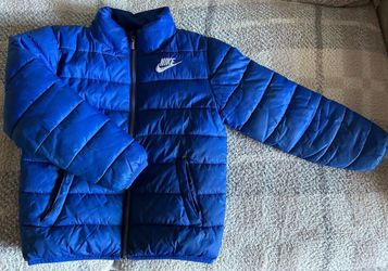 Nike Blue Puffer Jacket youth size 6/7