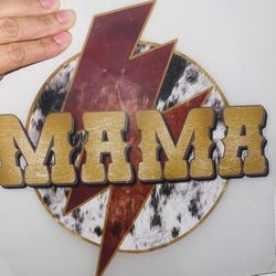 Mama Heat Transfer Sticker Iron - On