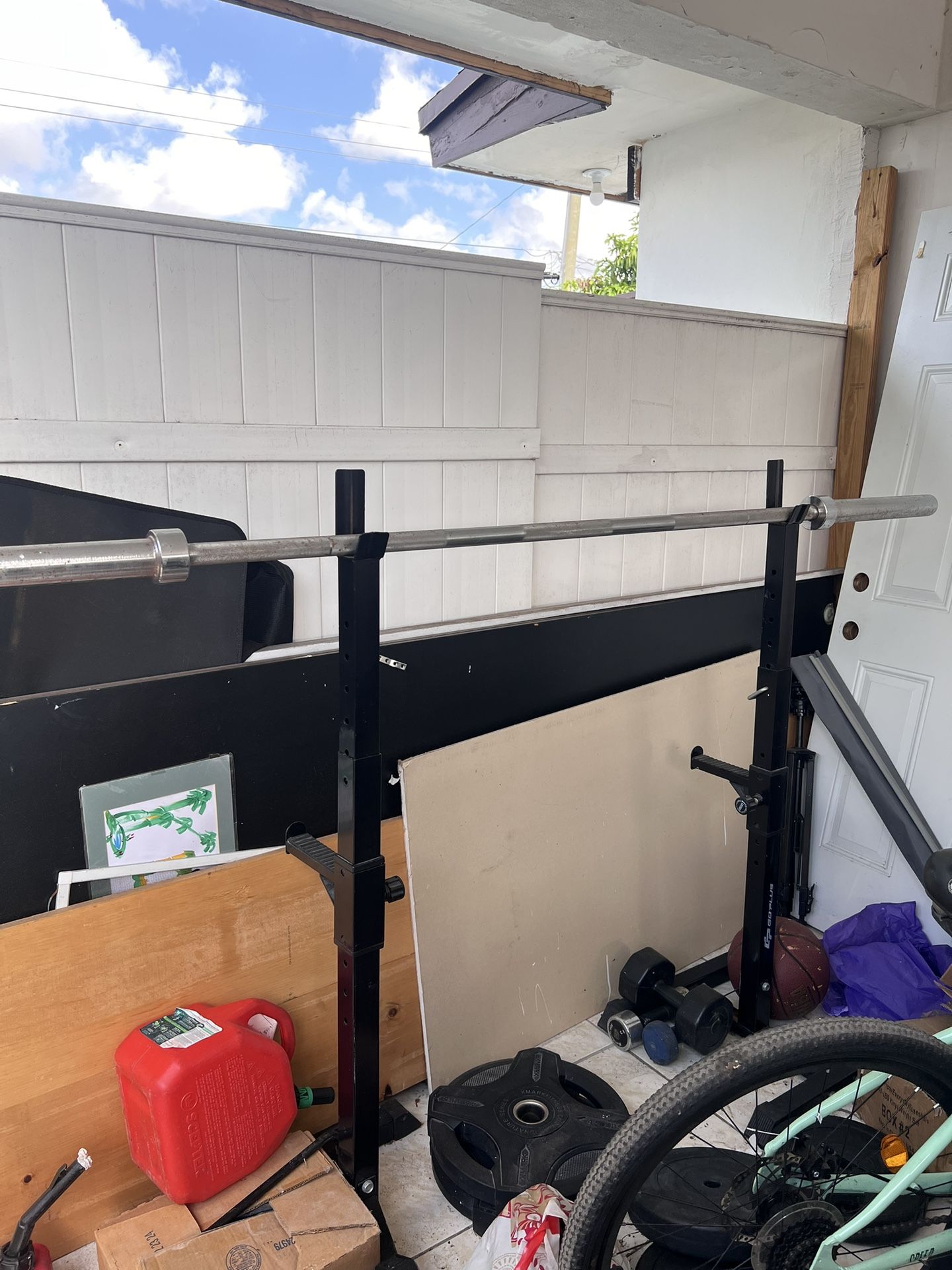 BARBELL SQUAT RACK