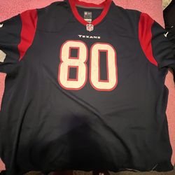 Men’s Black And Red Nike Houston Texans Jersey
