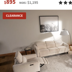 Reclining sofa - Living spaces