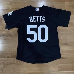 Dodgers Black Mookie Betts Jersey Brand New Men Sized 