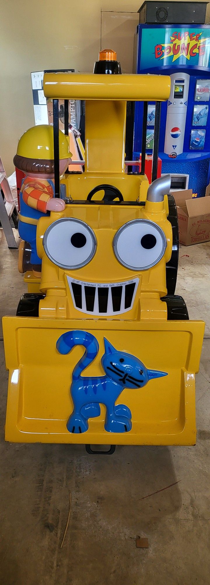 Bob The Builder Kiddie Ride