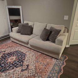 Neutral Ashley's Furniture Sofa