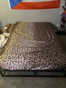 Full size bed frame + mattress