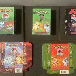 5 Empty Pokemon Boxes