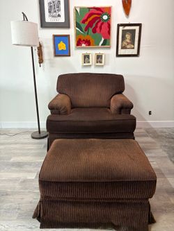 Flexsteel Oversized Chair and Ottoman - Free Delivery Throughout