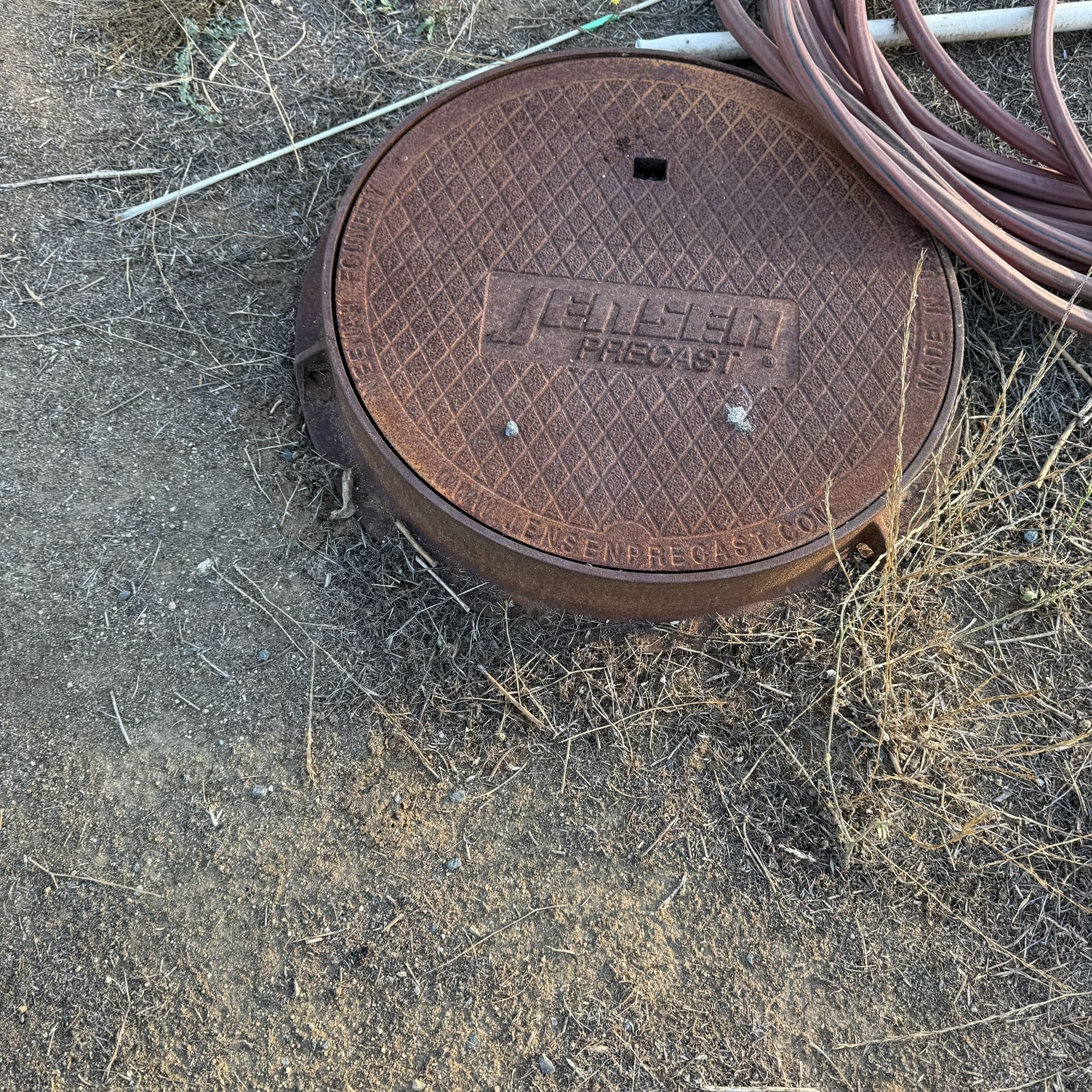 Steel Manhole Cover W/Ring And 12” Cement Riser for Sale in Fallbrook ...