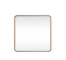 30x30 Gold frame mirror