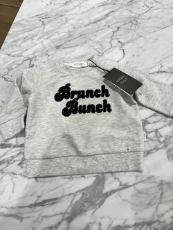 NWT Miles Baby Sweatshrit Size 3 Months, 6 months, Or 9 Months 