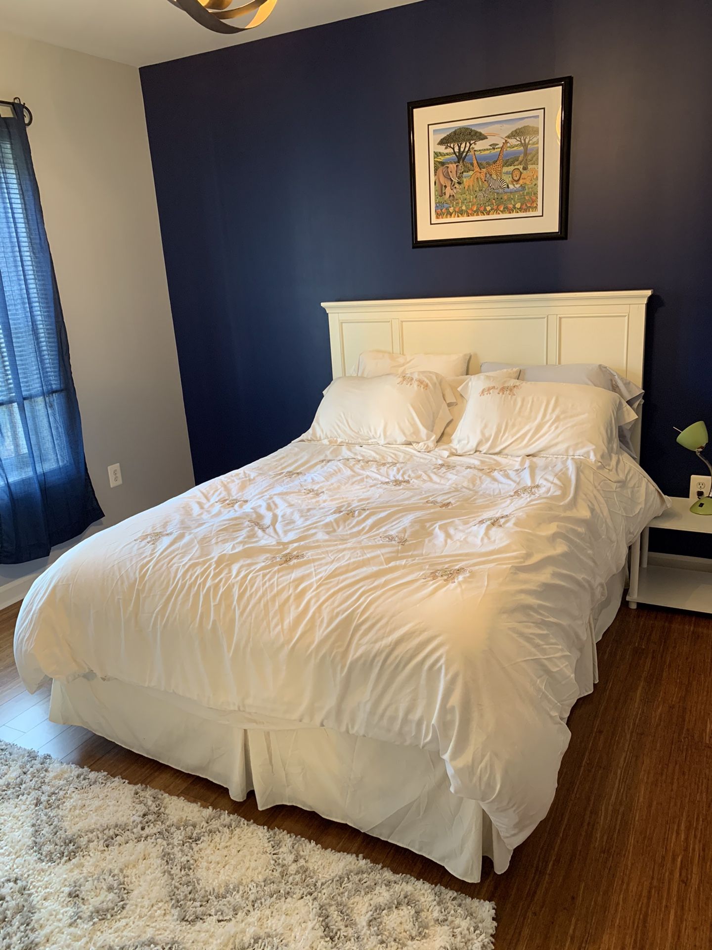 Queen mattress and bed frame combo