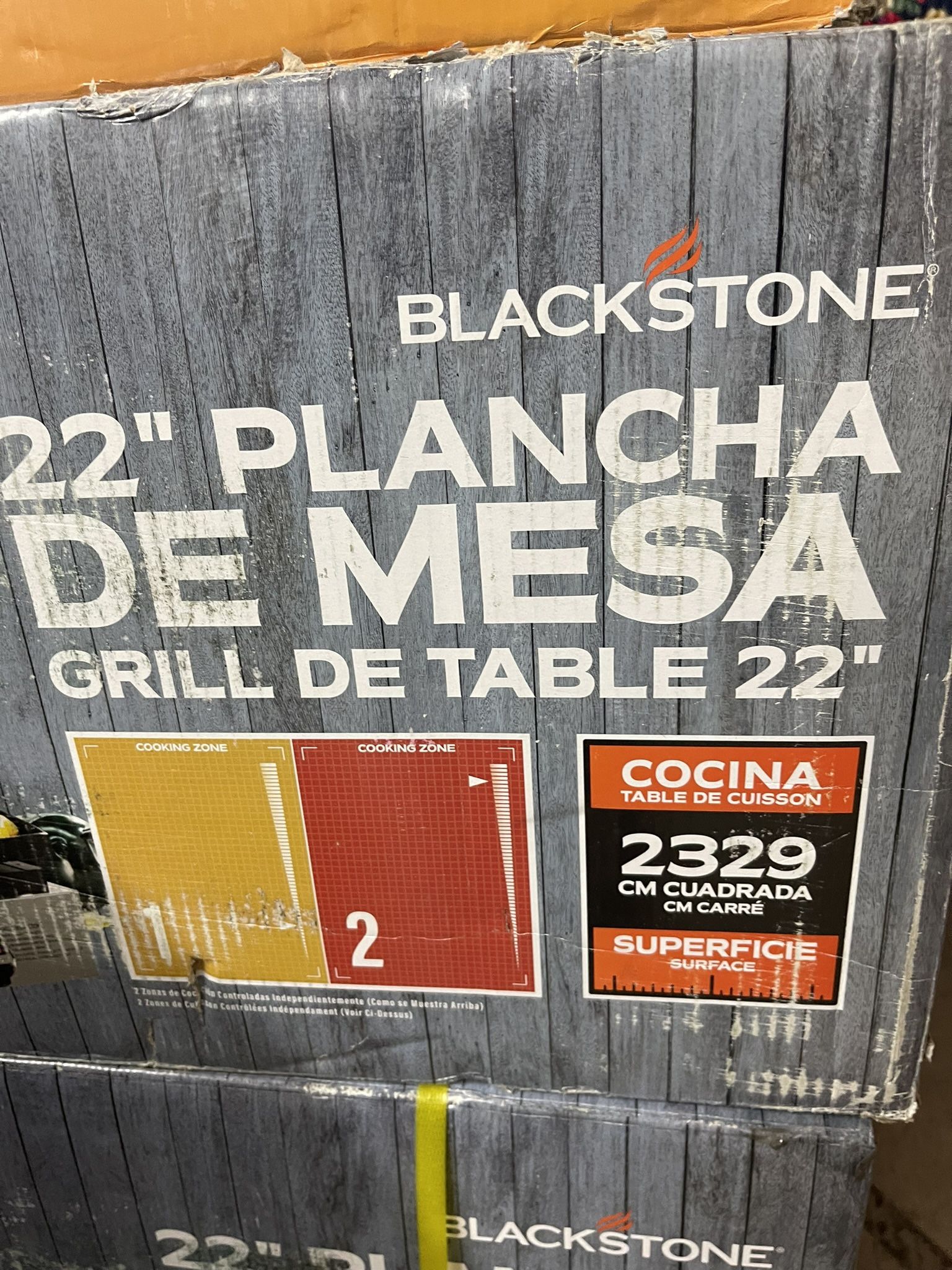 Griddle 22” Black Stone  2 Burner