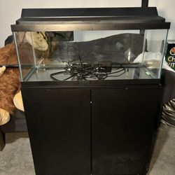 Fish Tank and Stand. 