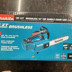 18V LXT BRUSHLESS 10" TOP HANDLE CHAIN SAW (TOOL ONLY)