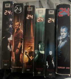 24 - Season 1-6 Jack Bauer DVDs