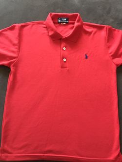 Red Ralph Lauren polo **size Medium**