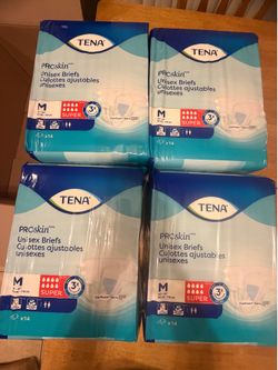TENA ProSkin Unisex Super Briefs, Adult Diapers with Tabs, Super Absorbency, Medium, 56 Ct. Russell/Boulder area