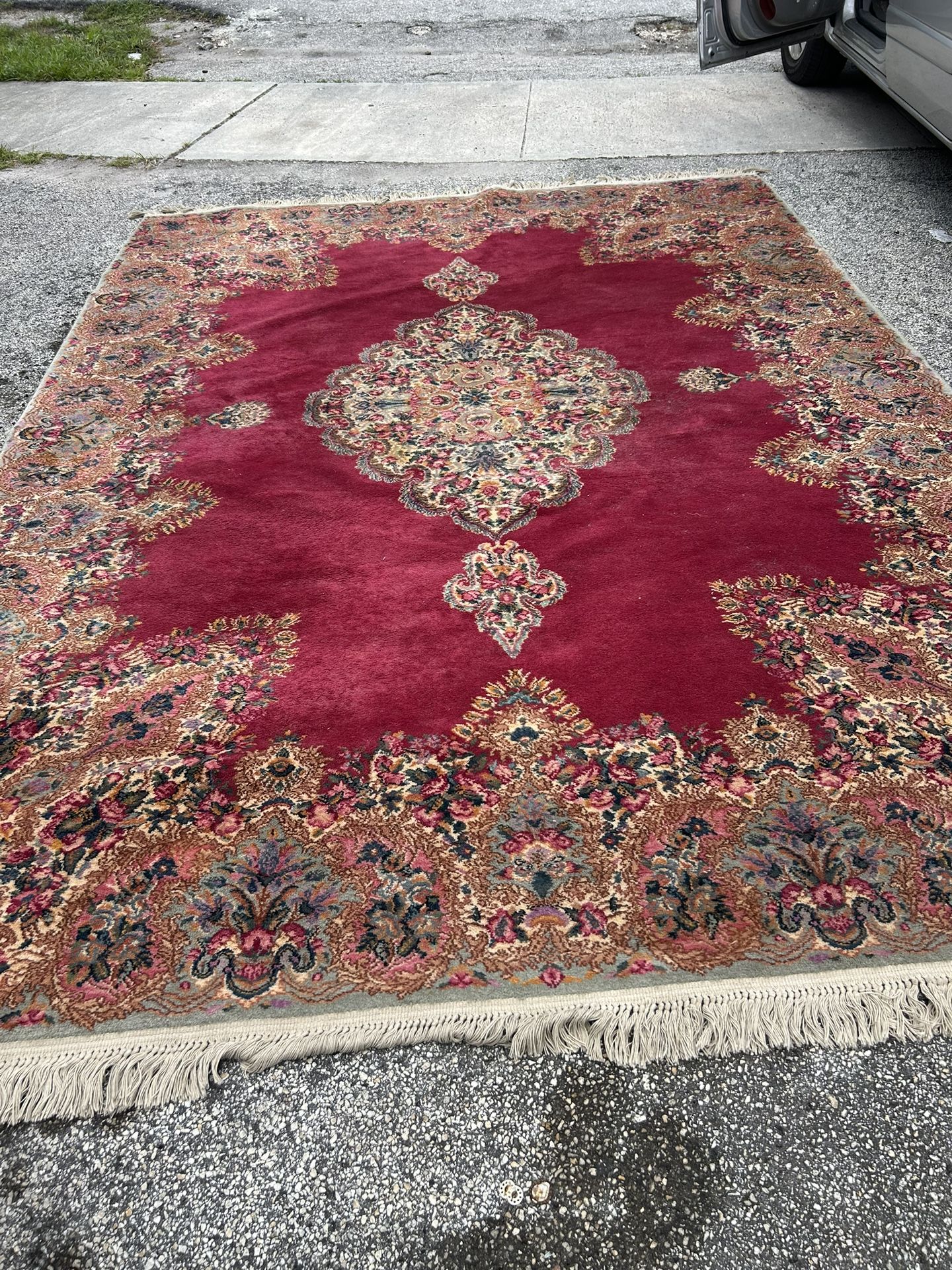 Karastan Red Medallion Kerman Size 8.8/12