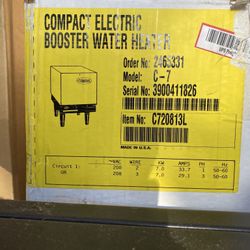 Compact Electric water Heater Booster