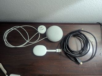 Google nest mini hub and chromecast