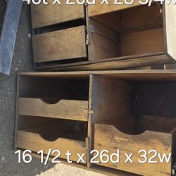 Wood Drawers