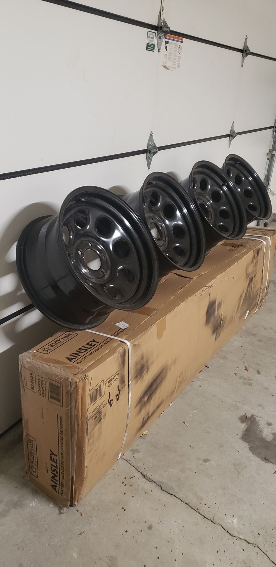 17x9 5x4.5 0 Offset Wheels - Black