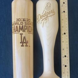 Dodgers Mug & Wine Glass - WOOD