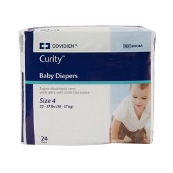 Curity Baby Diapers Size 4 