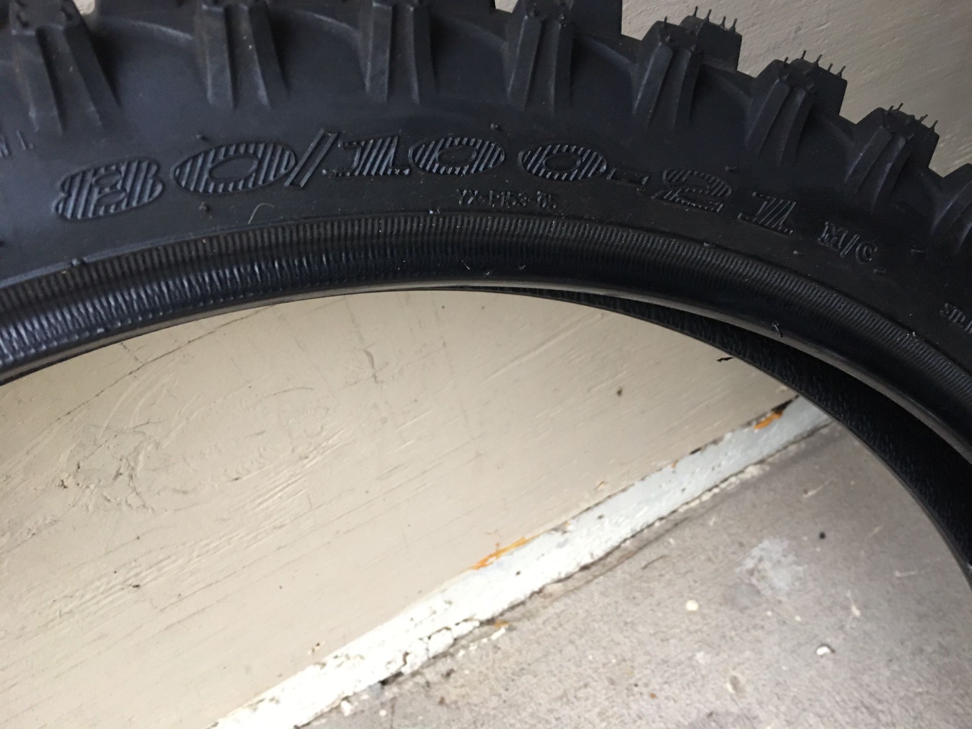 dual sport knobby tire