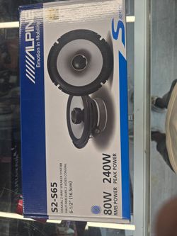 Alpine S2-S65 - Next-Generation S-Series 6.5" Coaxial Speaker Set