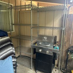 Bakers Rack Steel Shelving