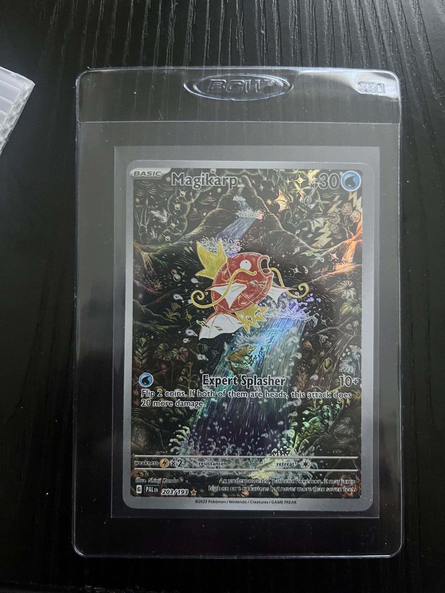 Pokemon Magikarp 203/193 illustration rare Paldea Evolved