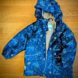 Jan & Jul Rain Jacket Fleece Lined 5T